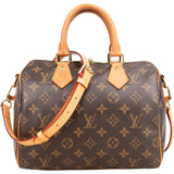 Louis Vuitton Monogram Canvas Speedy 25 Bandouliere Handbag