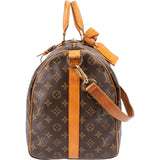 Louis Vuitton Monogram Canvas Keepall 50 Bandoulière Travel Bag