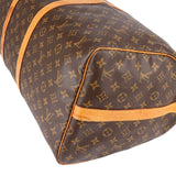 Louis Vuitton Monogram Canvas Keepall 55 Bandoulière Travel Bag