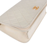 Chanel Quilted Lambskin 24K Gold Single Flap Shoulder Bag