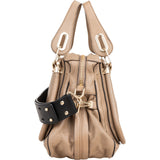 Chloé Grained Leather Paraty Handbag