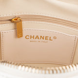 Chanel Quilted Lambskin CC Chanel19 Top Handle Bowling Handbag