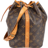 Louis Vuitton Monogram Canvas Sac Noé Petit Shoulder Bag