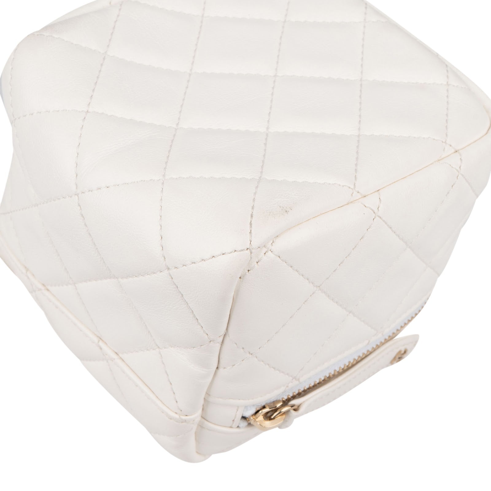 Chanel Quilted Lambskin Small Vanity Chain Handbag xx prüfen, maße - vintageandkickz