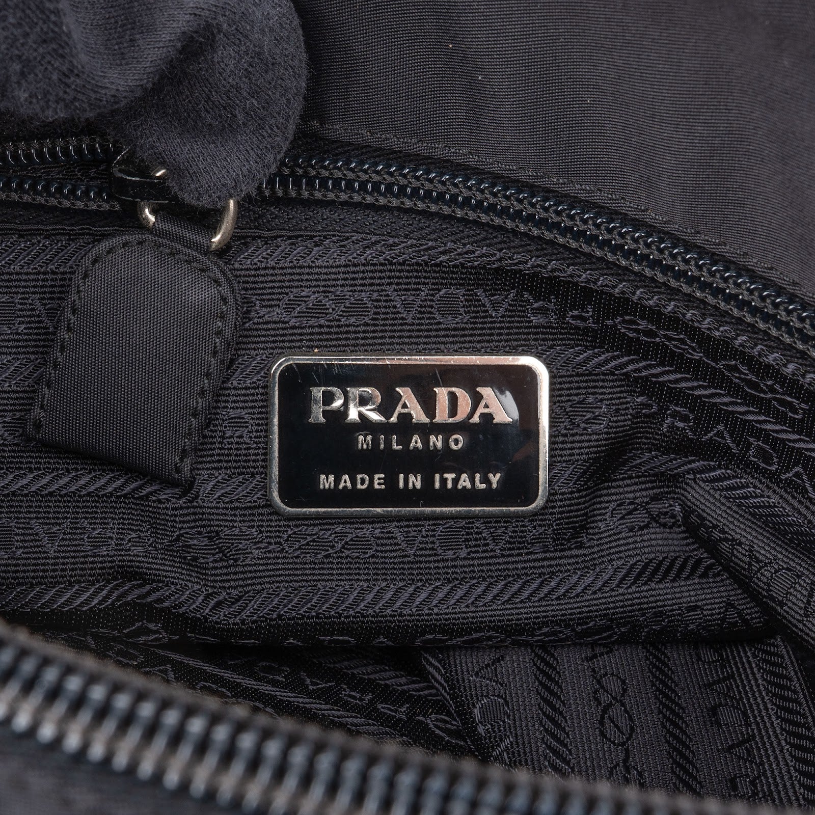 Prada Nylon Triangle Tote Shoulder Bag - vintageandkickz