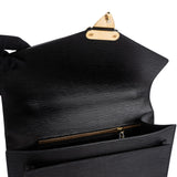 Louis Vuitton Noir Epi Leather Monceau Handbag