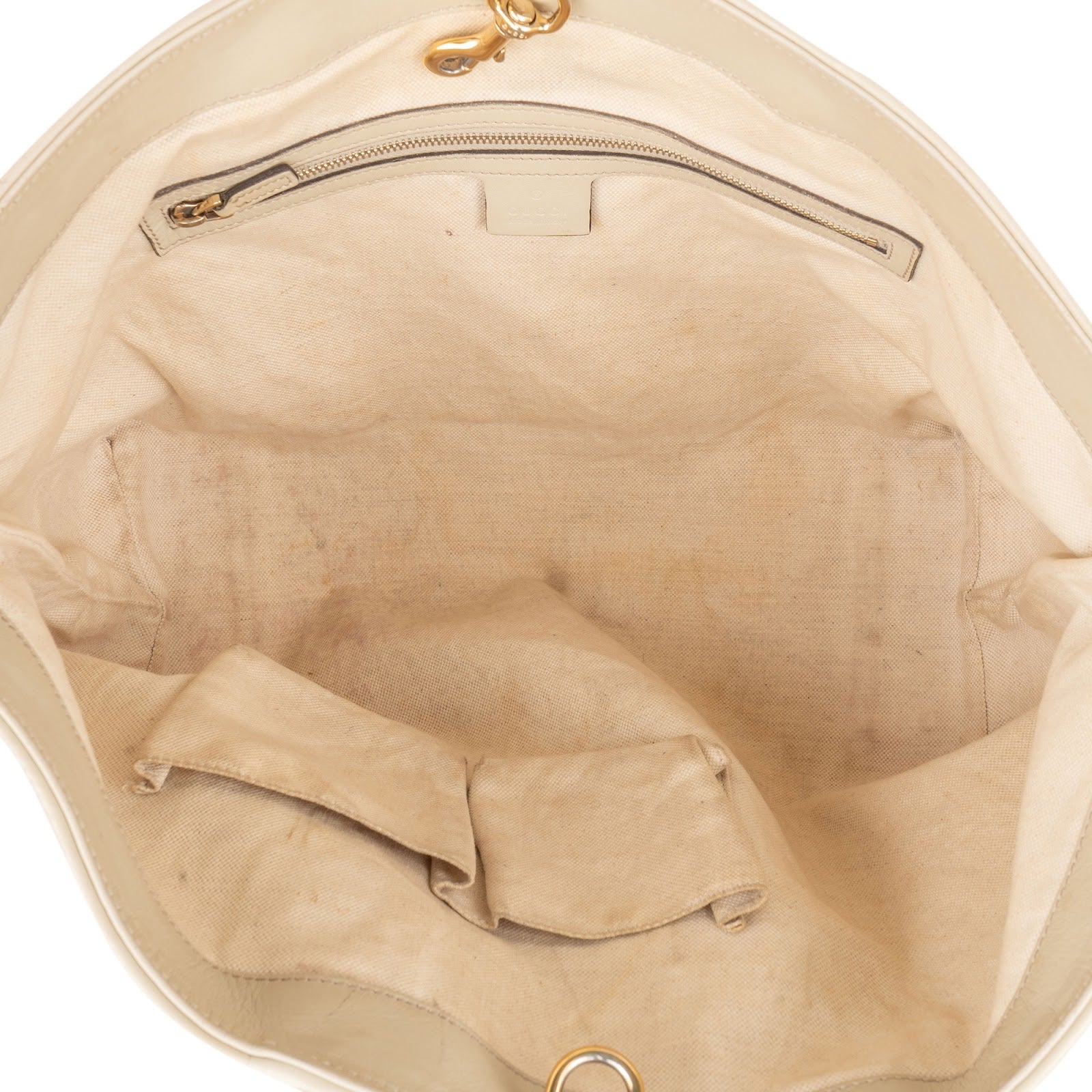 Gucci Monogram GG Charmy Tote Handbag - vintageandkickz