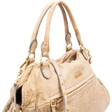 Miu Miu Vitello Lux Leather Satchel Hobo Handbag