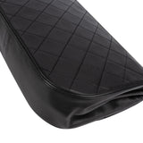 Chanel Quilted Lambskin Half Moon 24K Gold Double Flap Shoulder Bag