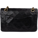 Chanel Quilted Lambskin 24K Gold Small Double Flap Shoulder Bag