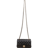 Chanel Quilted Lambskin Mini Square Single Flap Crossbody Bag