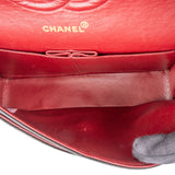 Chanel Quilted Lambskin Medium 24K Gold Double Flap Shoulder Bag