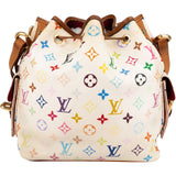 Louis Vuitton Monogram Murakami Multicolor Canvas Sac Noé Petit Shoulder Bag