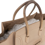 Céline Drummed Calfskin Phantom Handbag