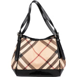 Burberry Nova-Check Monogram Patent Leather Canterbury Tote Shoulder Bag