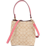 Coach Monogram Signature  Small Town Bucket Handbag