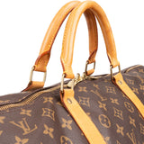 Louis Vuitton Monogram Canvas Keepall 60 Bandoulière Travel Bag