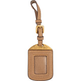 Prada Grained Leather Luggage Tag Pedant