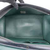 Céline Tricolor Leather Pony Hair Trapeze Handbag