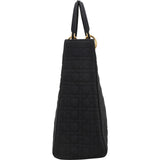 Christian Dior Quilted Nylon Lady Dior Handbag