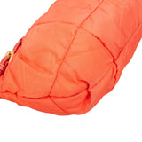 Prada Orange Nylon Puffer Shoulder Bag