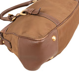 Prada Tessuto Vitello Daino Bauletto Satchel Handbag