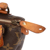Louis Vuitton Monogram Canvas Mini Speedy Crossbody Handbag