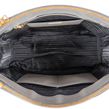 Prada Bicolor Saffiano Leather Galleria Handbag