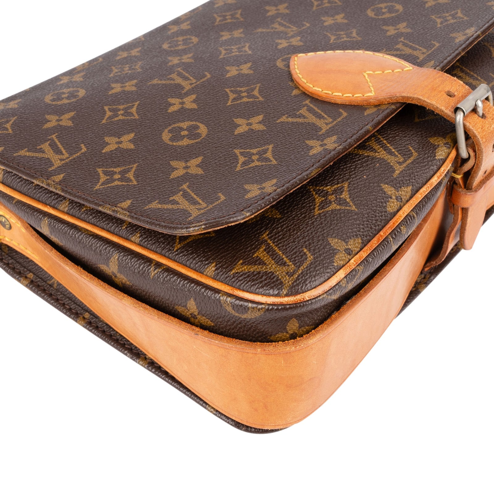 Louis Vuitton Monogram Canvas Cartouchière GM Crossbody Bag - vintageandkickz