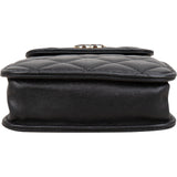 Chanel Quilted Lambskin Flap Phone Holder Crossbody Bag