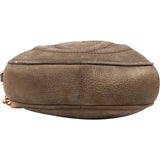 Gucci Nubuk Leather Soho Disco Round Crossbody Bag