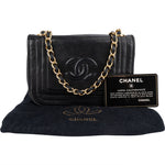 Chanel Lambskin CC Single Flap Camera Crossbody Bag - vintageandkickz