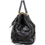 Miu Miu Vitello Lux Leather City Handbag