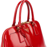 Prada Vernice Saffiano Leather Promenade Handbag