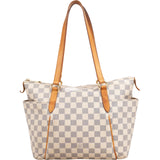 Louis Vuitton Monogram Damier Azur Canvas Totally PM Shoulder Bag