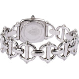 Gucci Silver Tone Chain Horsebit 6400L Woman Watch