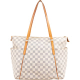Louis Vuitton Monogram Damier Azur Canvas Totally GM Shoulder Bag