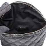 Chanel Black Quilted Lambskin Uniform Leather Belt Bag