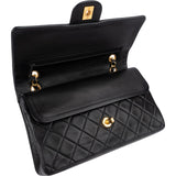 Chanel Quilted Lambskin 24K Gold Medium Double Flap Shoulder Bag