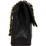 Chanel Quilted Lambskin 24K Gold Single Flap Shoulder Bag