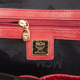 MCM Visetos Monogram Studded Sequin Leopard Stark Backpack