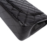 Chanel Quilted Lambskin Gold Jumbo Double Flap Crossbody Bag
