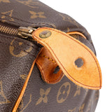 Louis Vuitton Monogram Canvas Speedy 35 Handbag