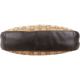 Coach Monogram Signature Canvas Ellen Shoulder Bag