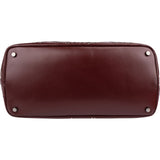 Alaïa Leather Studded Motif Mina Tote Shoulder Bag
