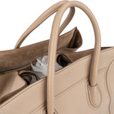 Céline Beige Grained Leather Phantom Handbag