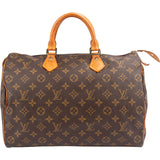 Louis Vuitton Monogram Canvas Speedy 35 Handbag