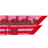 Hermès Chevaux en Liberté Twilly Silk Tuch Scarf