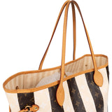 Louis Vuitton Striped Monogram Rayures Neverfull MM Shoulder Bag