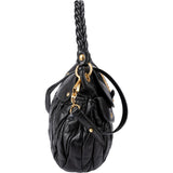 Miu Miu Quilted Gathered Leather Handbag